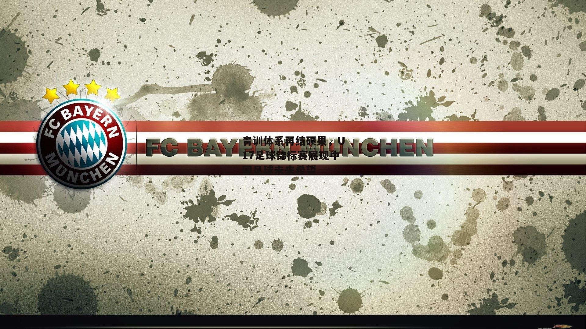 青训体系再结硕果,U17足球锦标赛展现中国足球未来希望